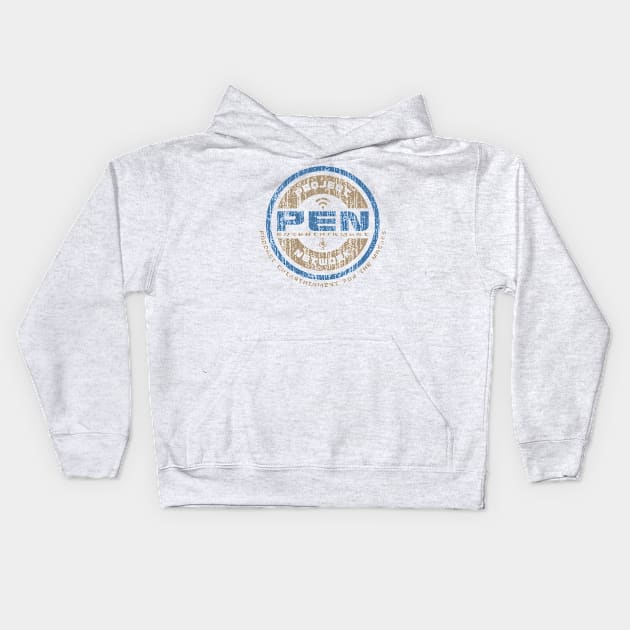 Project Entertainment Network Logo Kids Hoodie by Project Entertainment Network